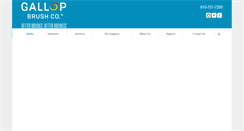Desktop Screenshot of gallopbrush.com