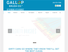 Tablet Screenshot of gallopbrush.com